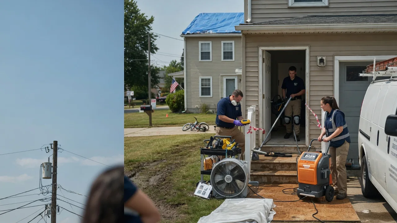 Water Damage Repair in Llewellyn, PA near me